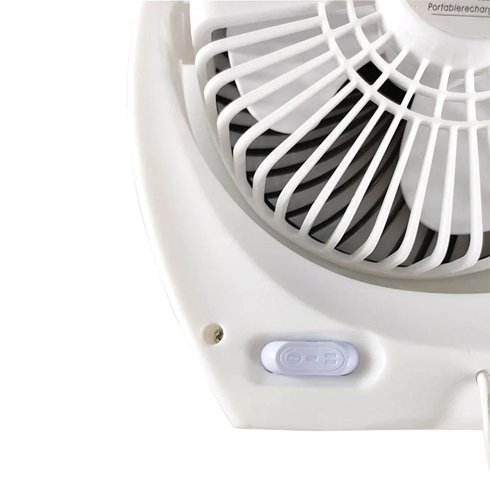 Solar Panel Fan Portable Solar Powered Camping Fan USB Charger