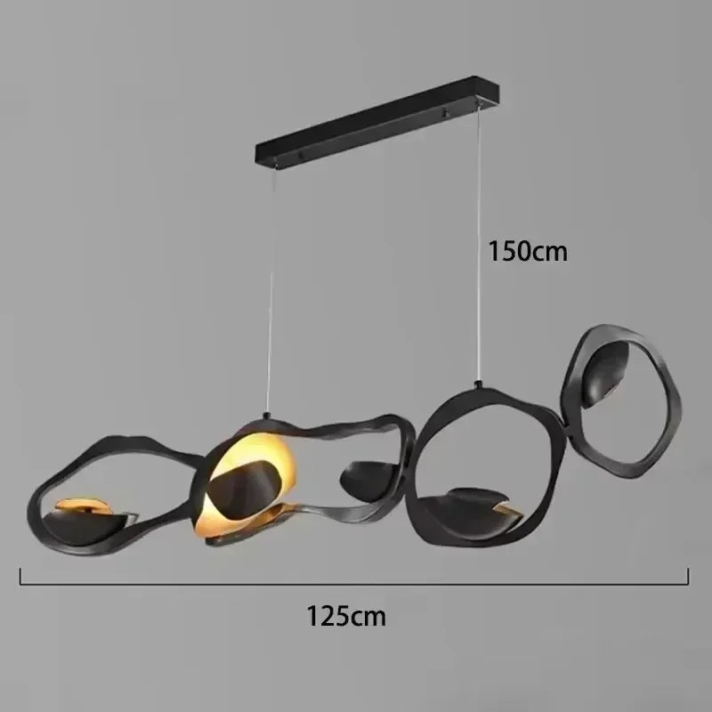 2025Nordic Minimalist LED Pendant Lights for Living Dining Room Kitchen Food Tables Designer Chandelier Home Decor Light Fixture