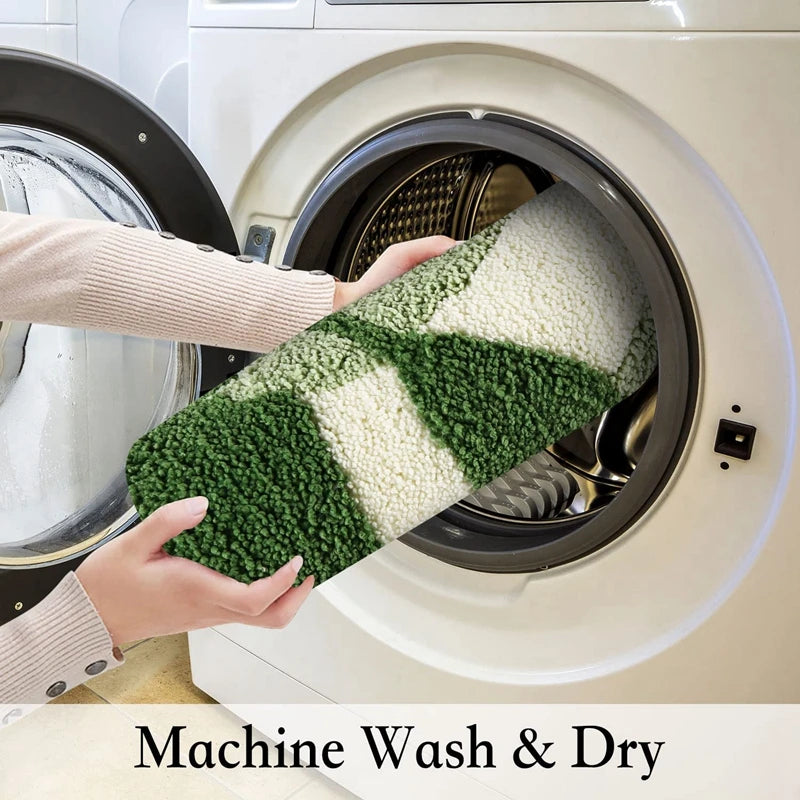 Soft Microfiber Bathroom Bath Mat Anti Slip Water Absorbent Rug