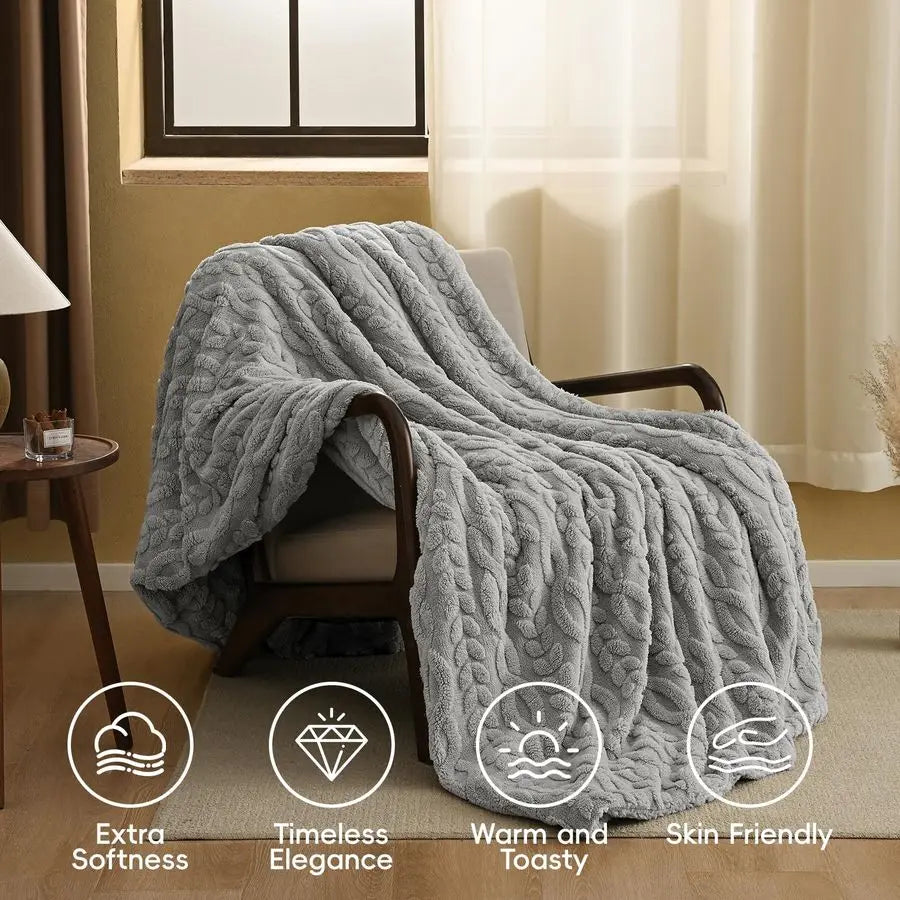Ultra Soft Sherpa Fleece Blanket