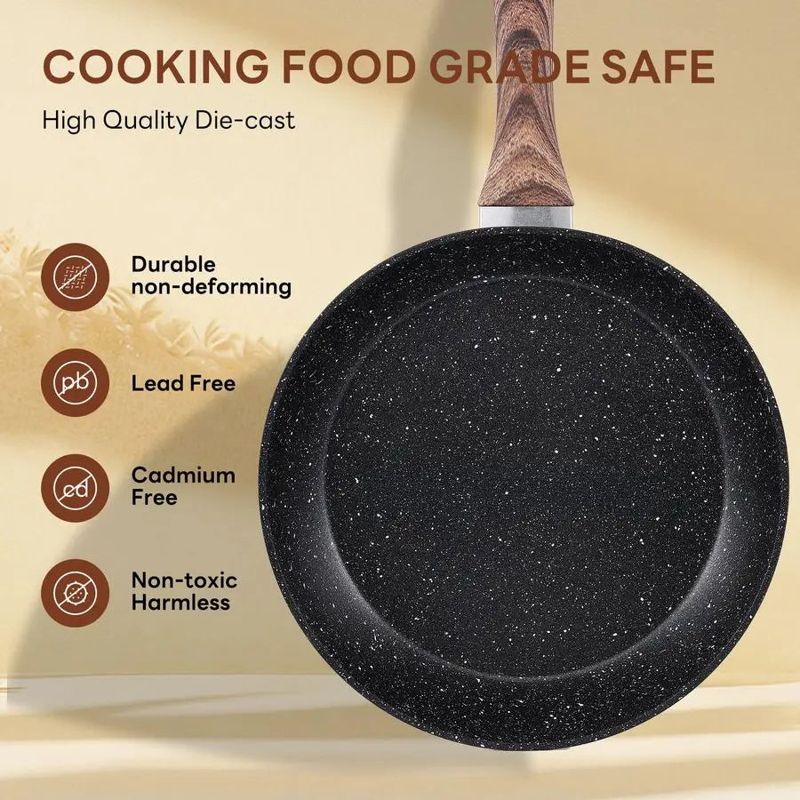 Nonstick Pots And Pans Set Induction Compatible Stay Cool Handles