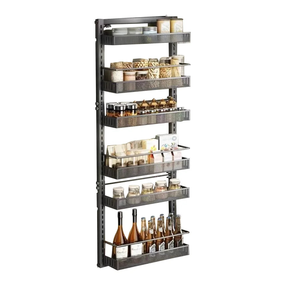 HiMISS Six-Tier Over The Door Pantry Organizer With Adjustable Baskets
