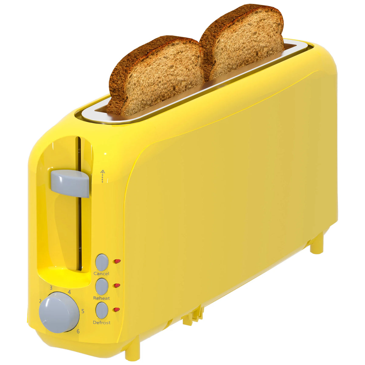 Yukool Compact Toaster With Auto Shut Off And Reheat