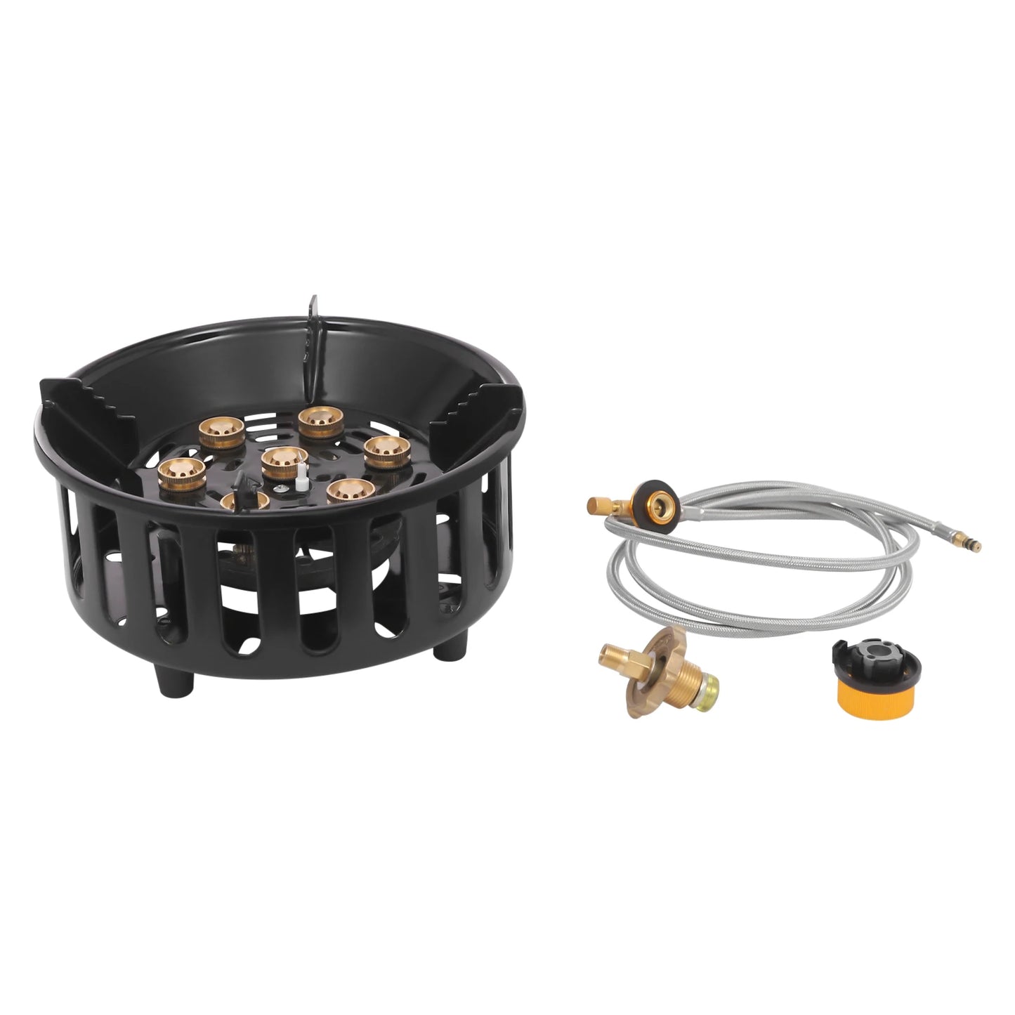 21000W Portable Butane Camping Stove With Adapters