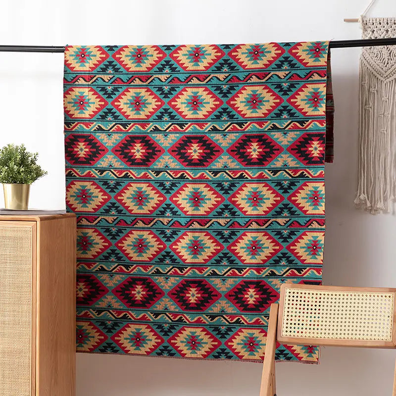 Premium Chenille Jacquard Fabric For Home Decor And Sewing Projects