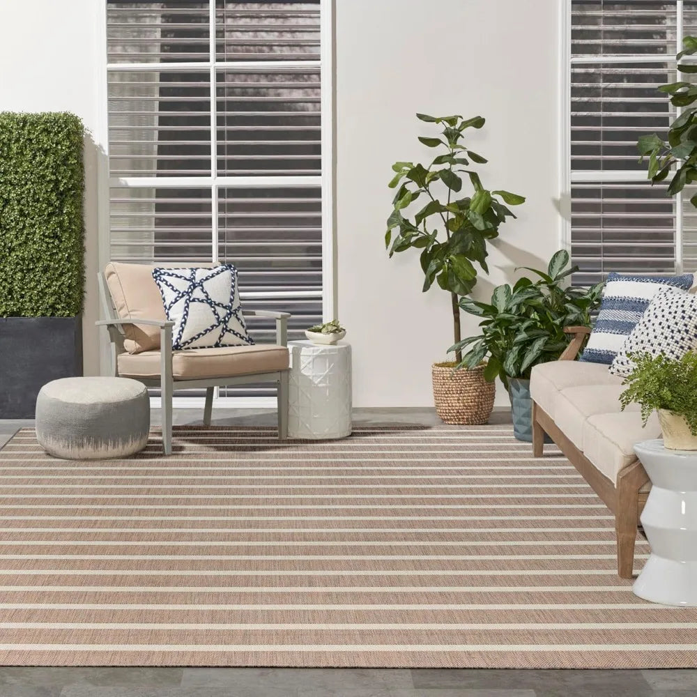 Jute Area Rug Non Shedding Easy Clean Living Room Durable