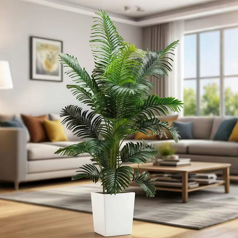 Artificial Palm Tree With Two Lifelike Leaves