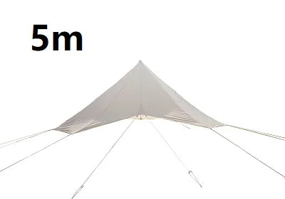 DANCHEL Outdoor B5 Waterproof Cotton Canvas Bell Tent with Stove Jacket on the roof size 4m 5m 6m for family tent