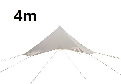 DANCHEL Outdoor B5 Waterproof Cotton Canvas Bell Tent with Stove Jacket on the roof size 4m 5m 6m for family tent