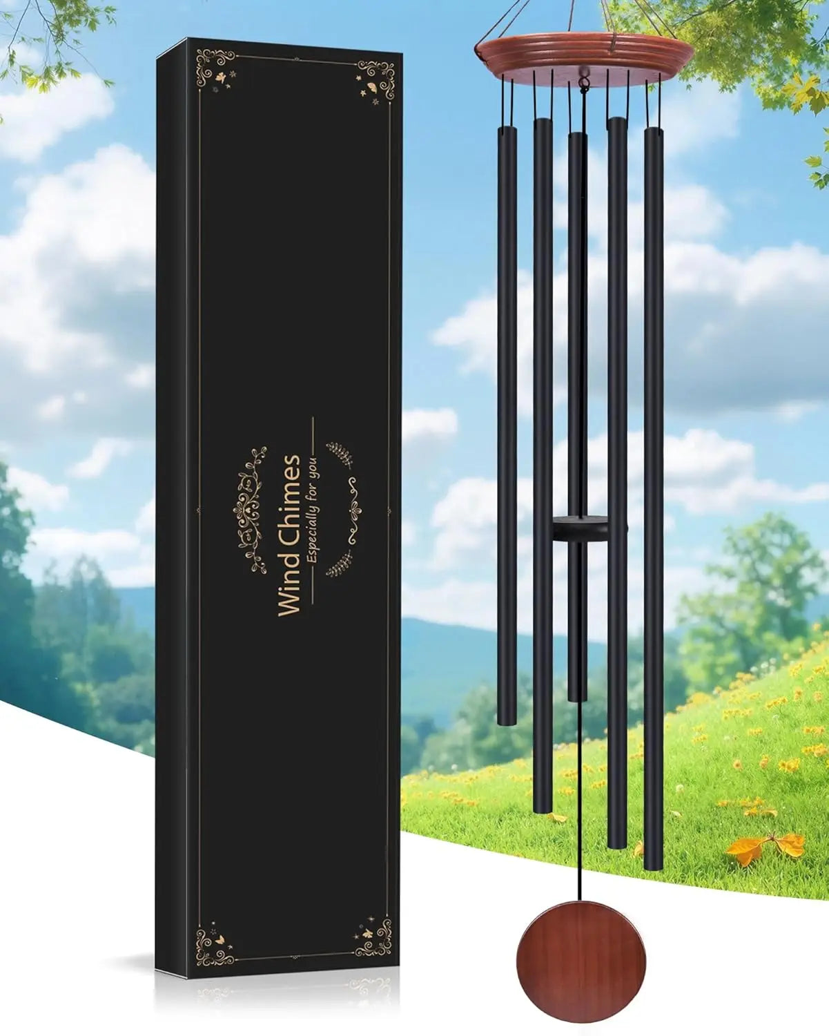 Memorial Wind Chimes For Outdoor Gardens With Deep Tone