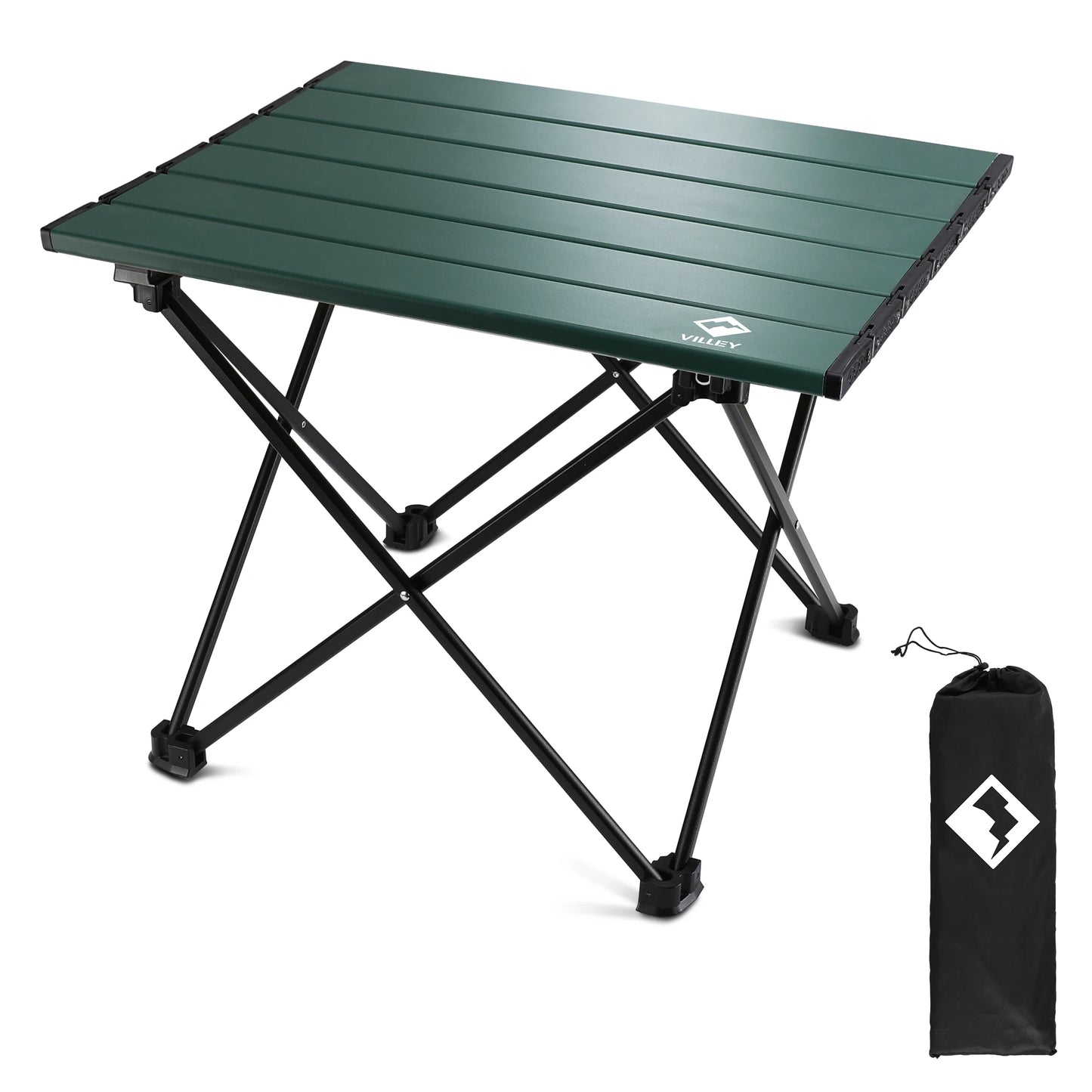 VILLEY Ultralight Aluminum Camping Side Table For Outdoor Use