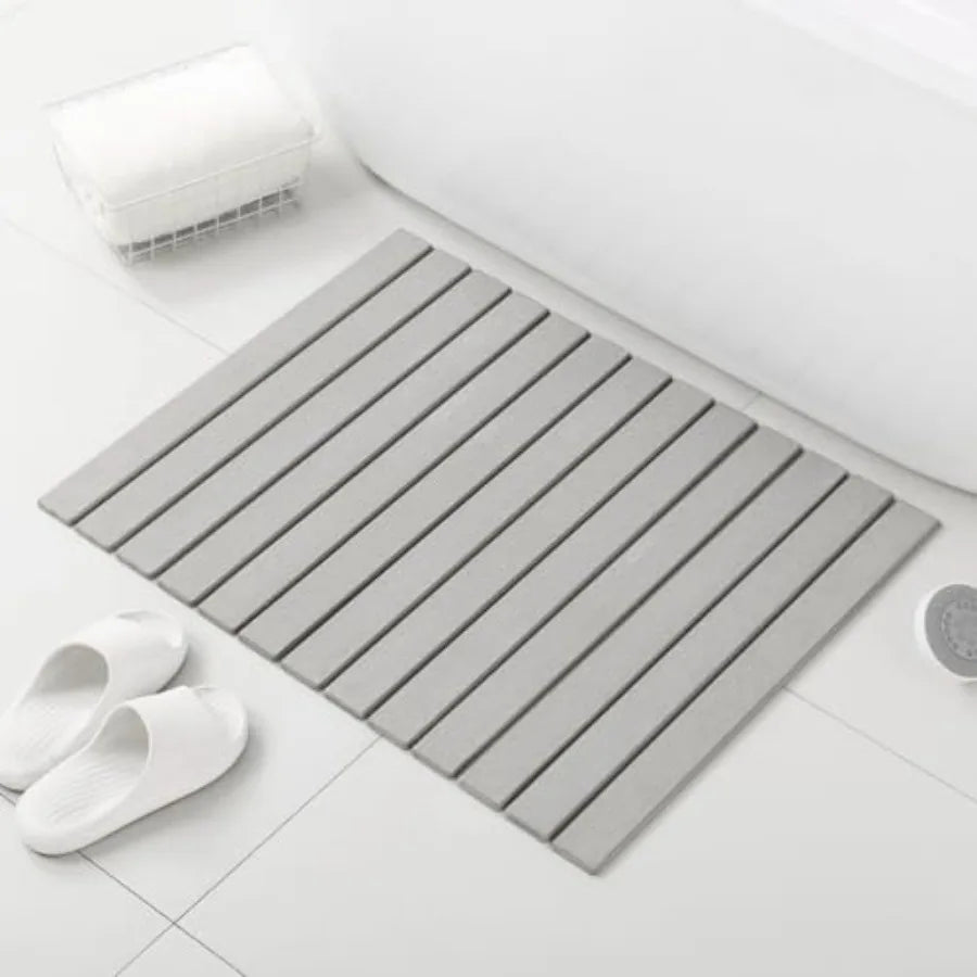 Stone Bath Mat Non Slip Diatomaceous Earth Ultra Absorbent