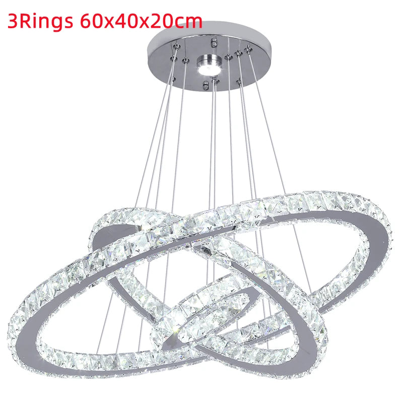 Crystal Pendant Lights Hanging Ceiling Lamps For Dining Room Nordic Modern Chandeliers For Living Room 2021 Indoor Lighting Home
