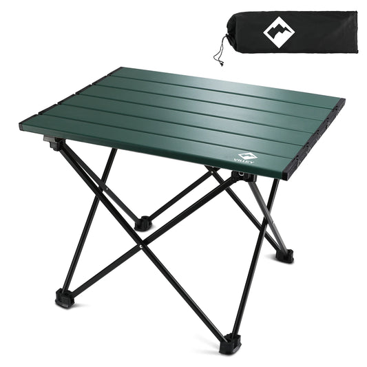 VILLEY Ultralight Aluminum Camping Side Table For Outdoor Use