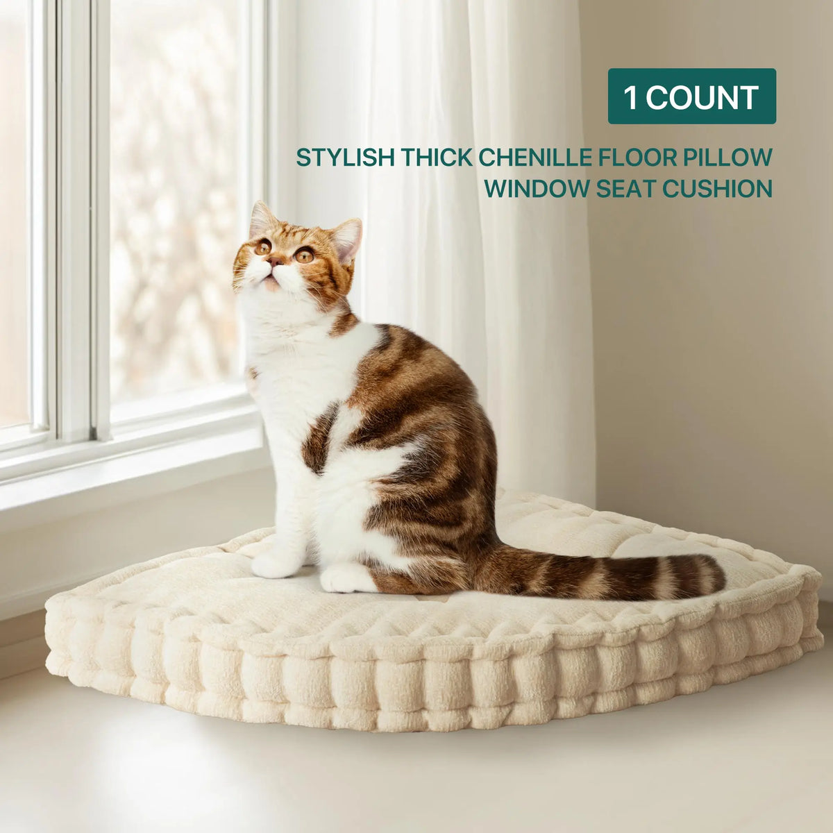 Triangular Reading Cushion With Removable Insert For Ergonomic Floor Seating