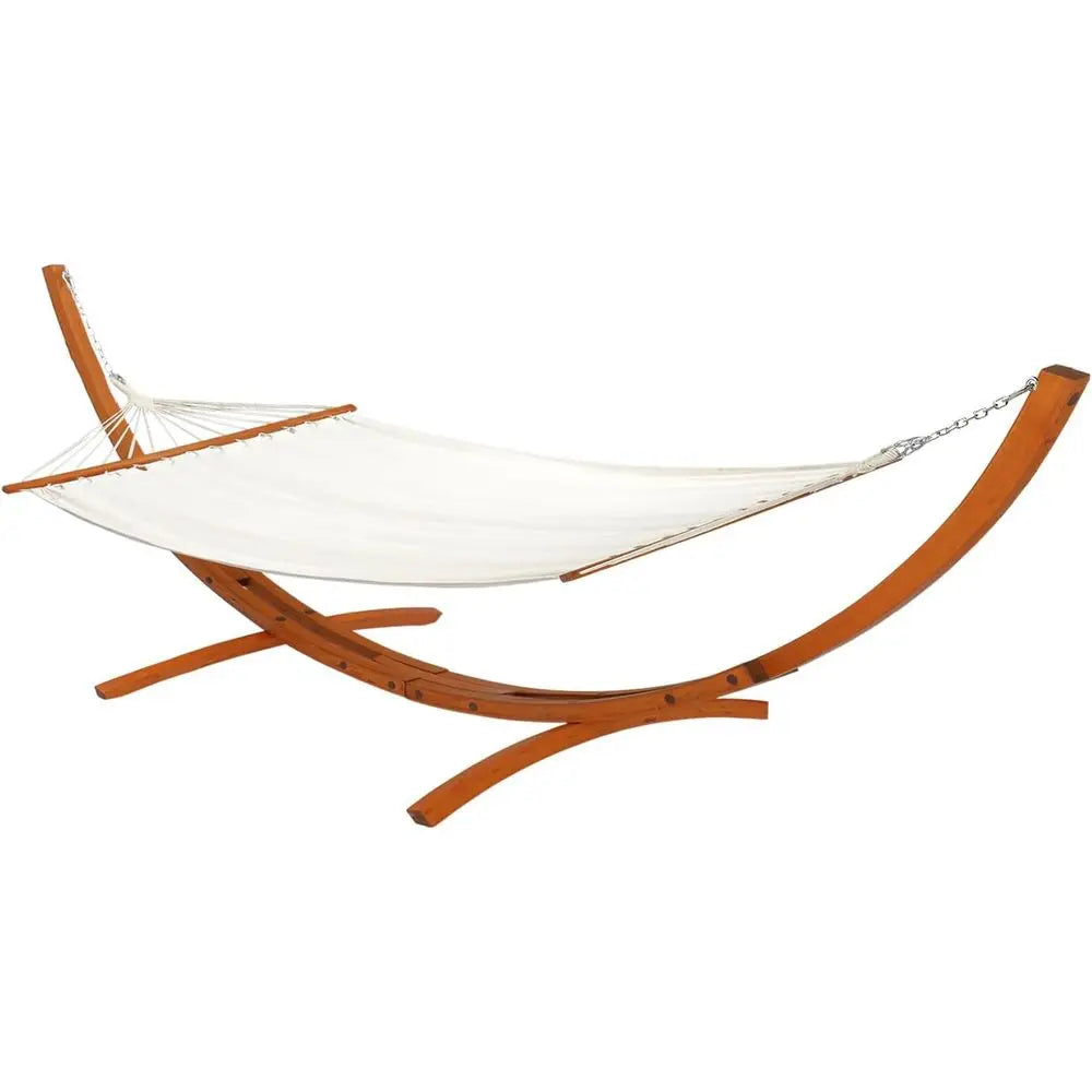 Garden Hammock Swing, Portable Travel Hammock Cotton Rope, Indoor Outdoor Patio Hammock for Balcony Yard, 2 Person
