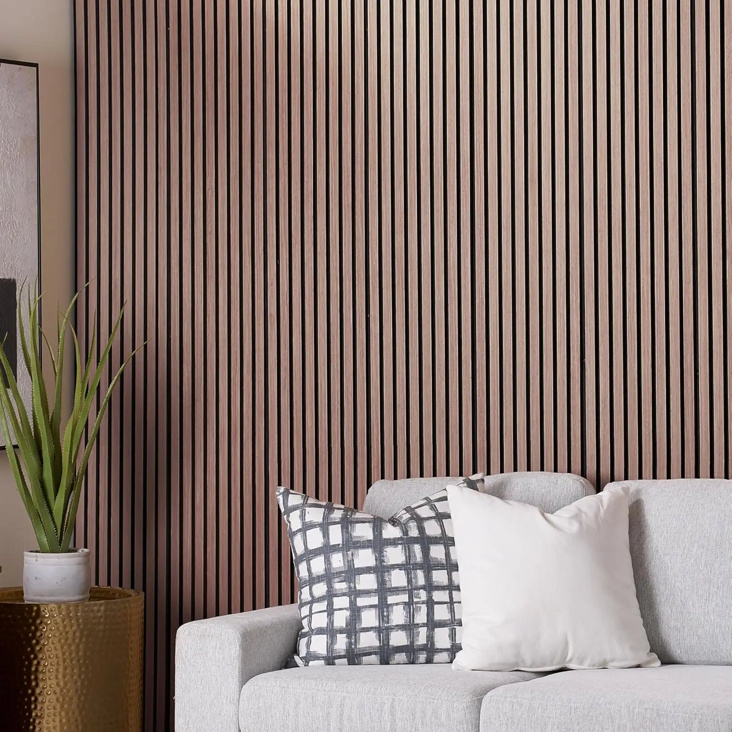 Oak Acoustic Wall Panels 4 Pack For Home Theaters Soundproof