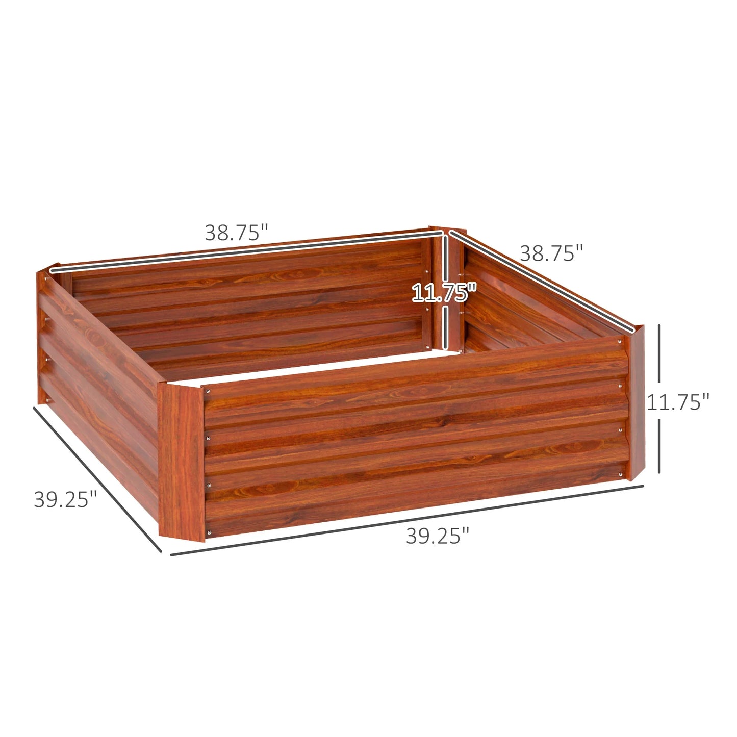 Galvanized Raised Garden Beds for Outdoor Vegetables and Flowers