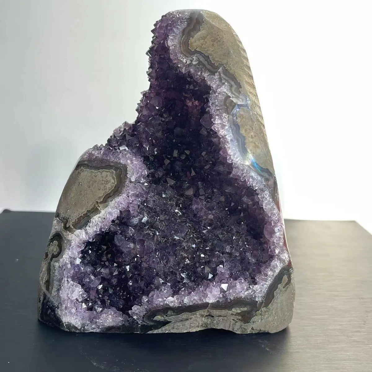 Natural Amethyst Crystal Cluster Quartz Healing Stone Home Decor
