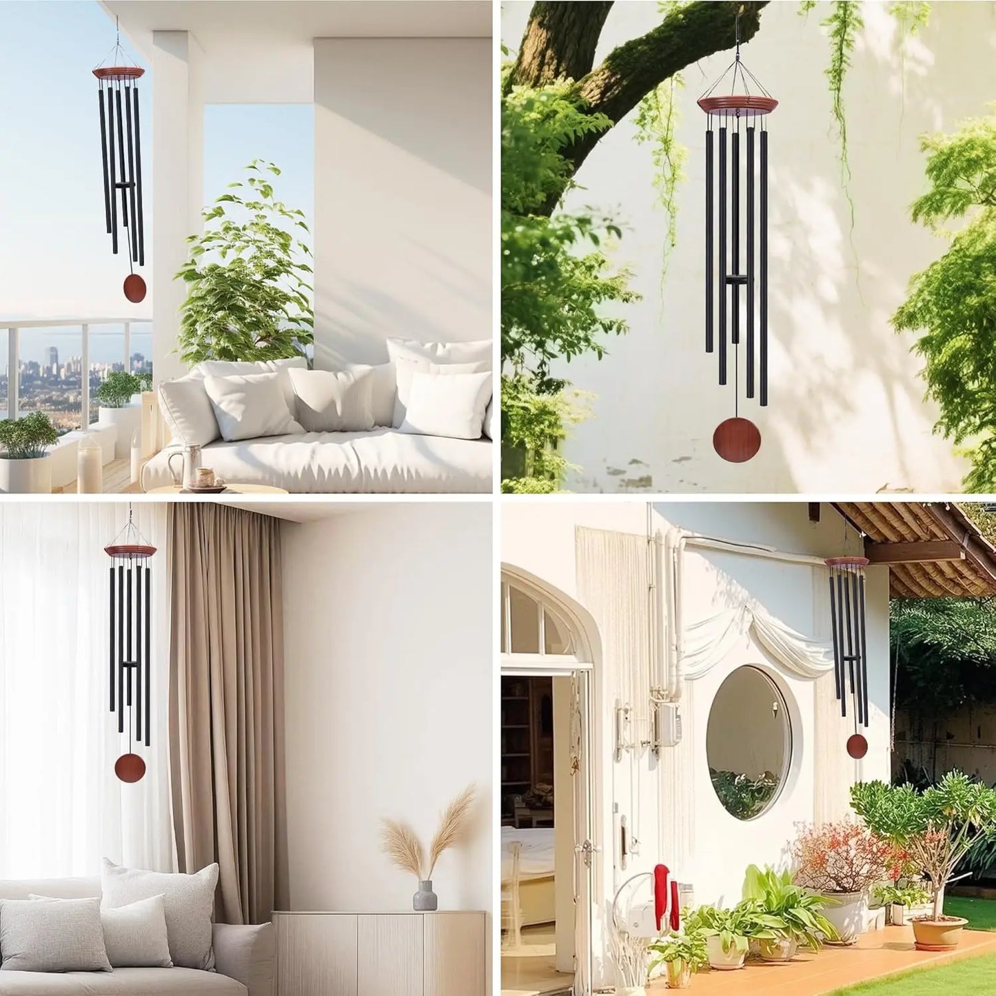 Memorial Wind Chimes For Outdoor Gardens With Deep Tone