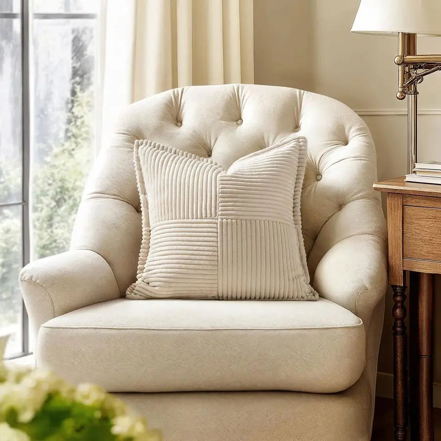 Decorative Euro Sham Pillow Covers Set of 2 for Sofa