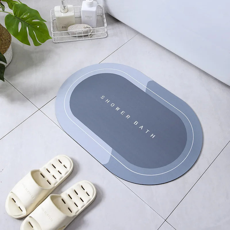 Absorbent Anti Slip Bathroom Mat For Shower And Bathtub Floors