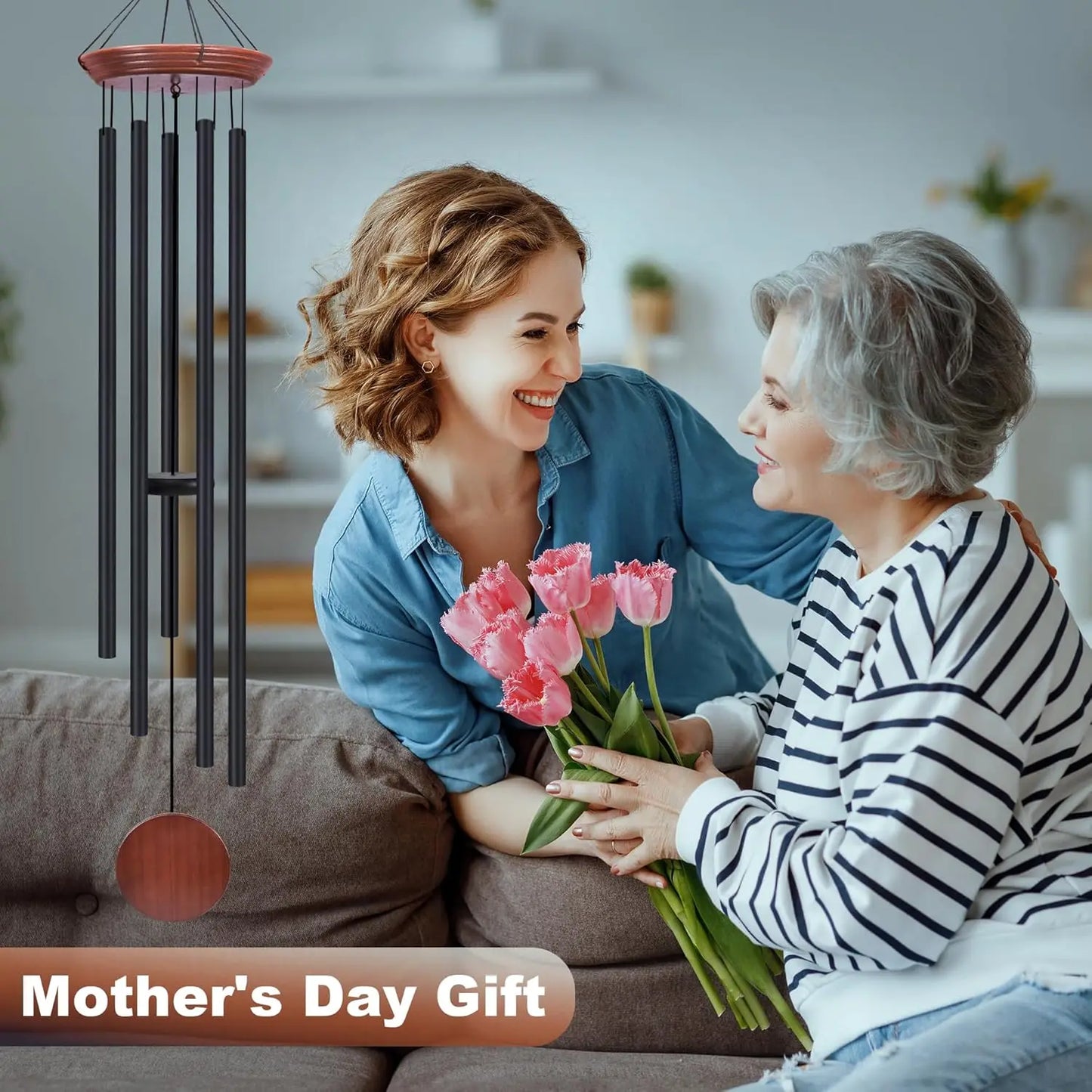 Memorial Wind Chimes For Outdoor Gardens With Deep Tone