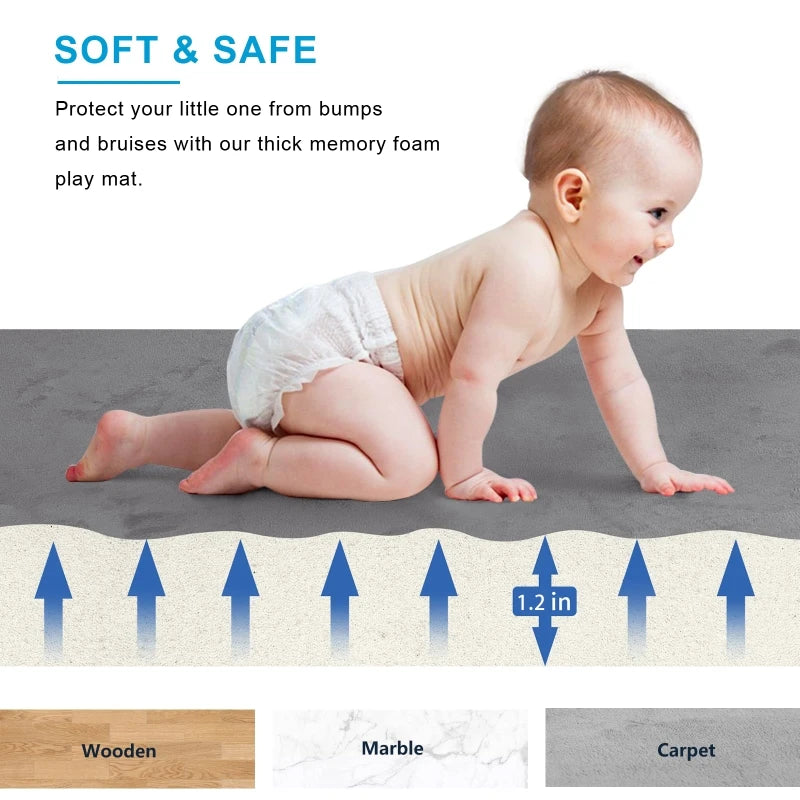 Japanese Tatami Rug Baby Floor Play Mat Padded Foam Rug