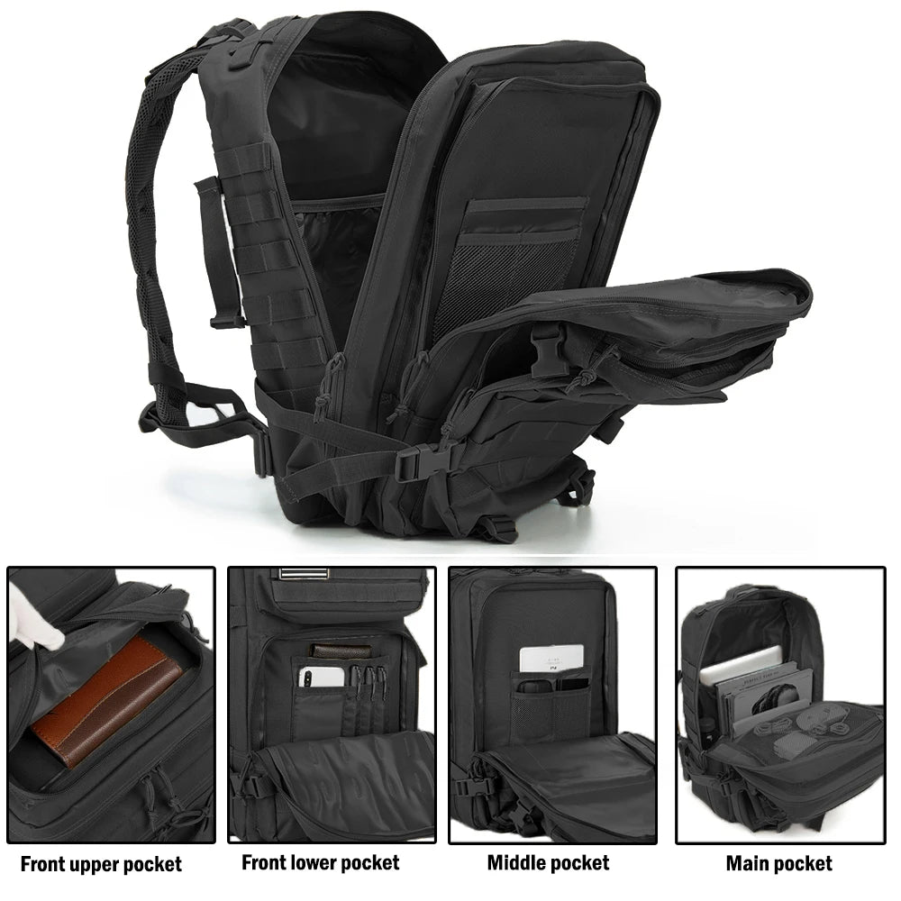 ReFire Gear Tactical Backpack Molle Hiking Outdoor Trekking Bag