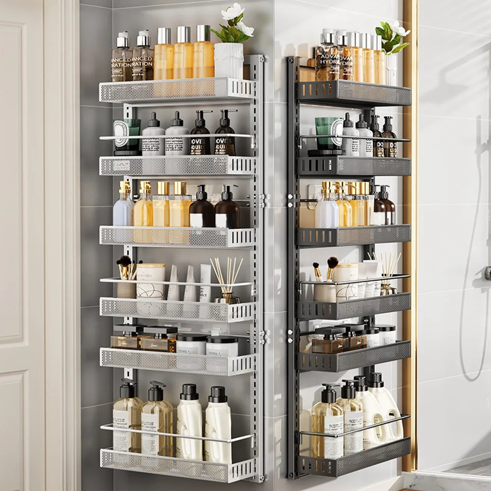 HiMISS Six-Tier Over The Door Pantry Organizer With Adjustable Baskets