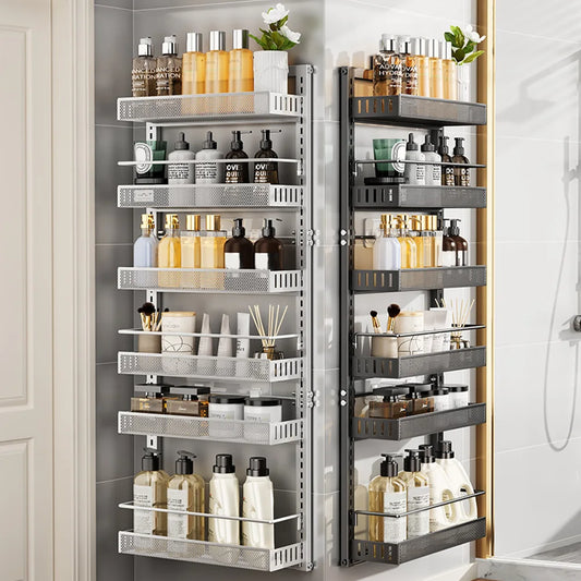 HiMISS Six-Tier Over The Door Pantry Organizer With Adjustable Baskets