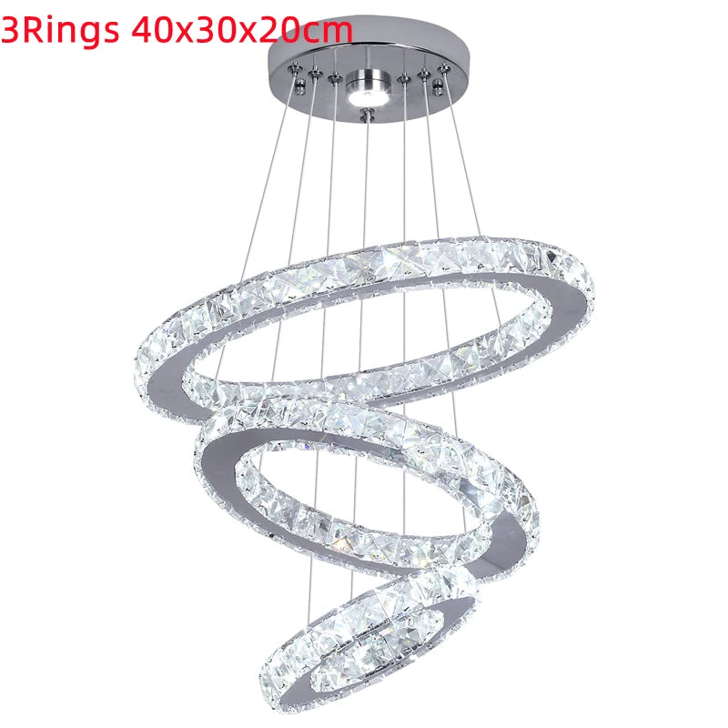 Crystal Pendant Lights Hanging Ceiling Lamps For Dining Room Nordic Modern Chandeliers For Living Room 2021 Indoor Lighting Home