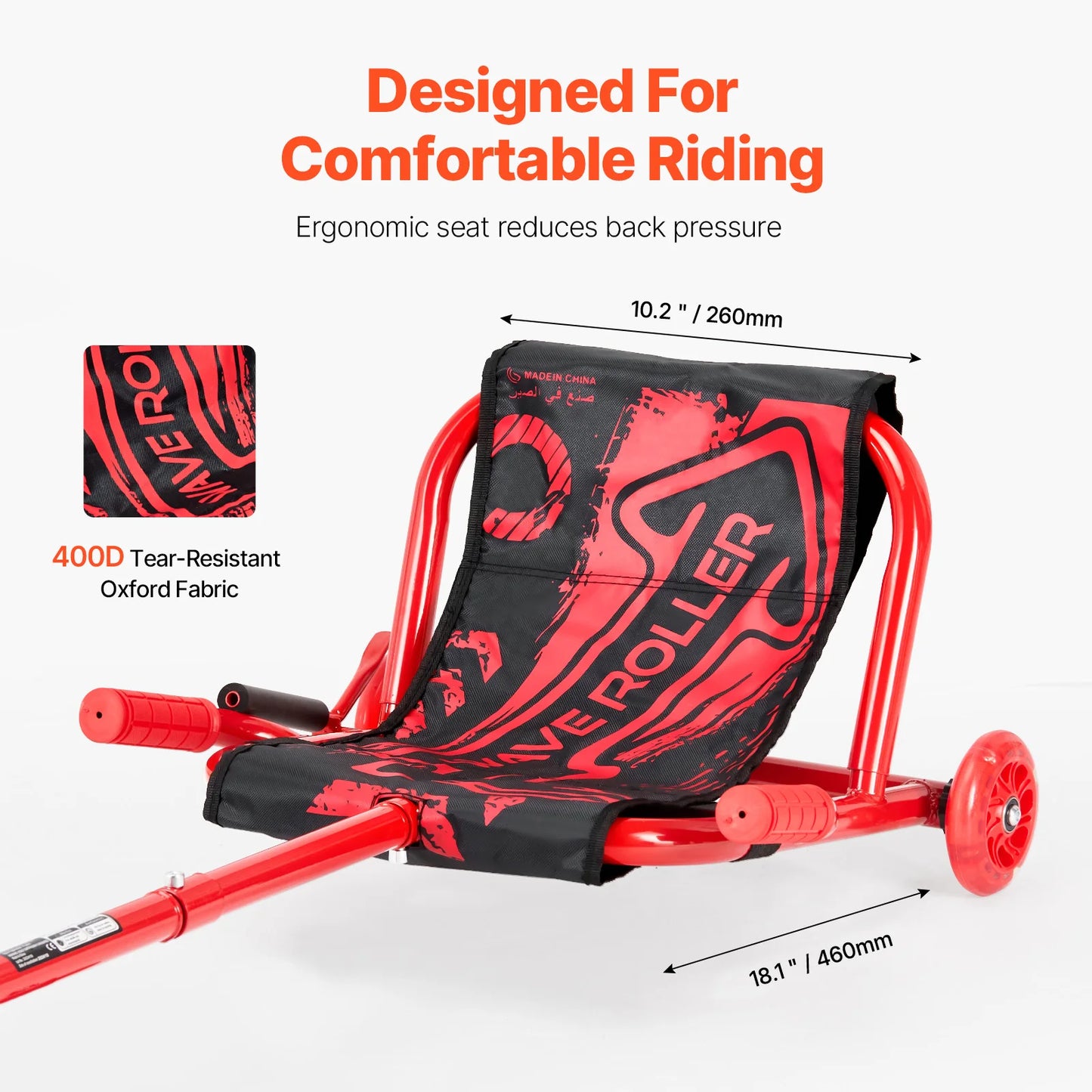 SucceBuy 132/198lbs Kids Ride on Scooter Swing Side-to-Side Powered by Zig-Zag Motion Drifting Outdoor Sport Toys for Child Gift