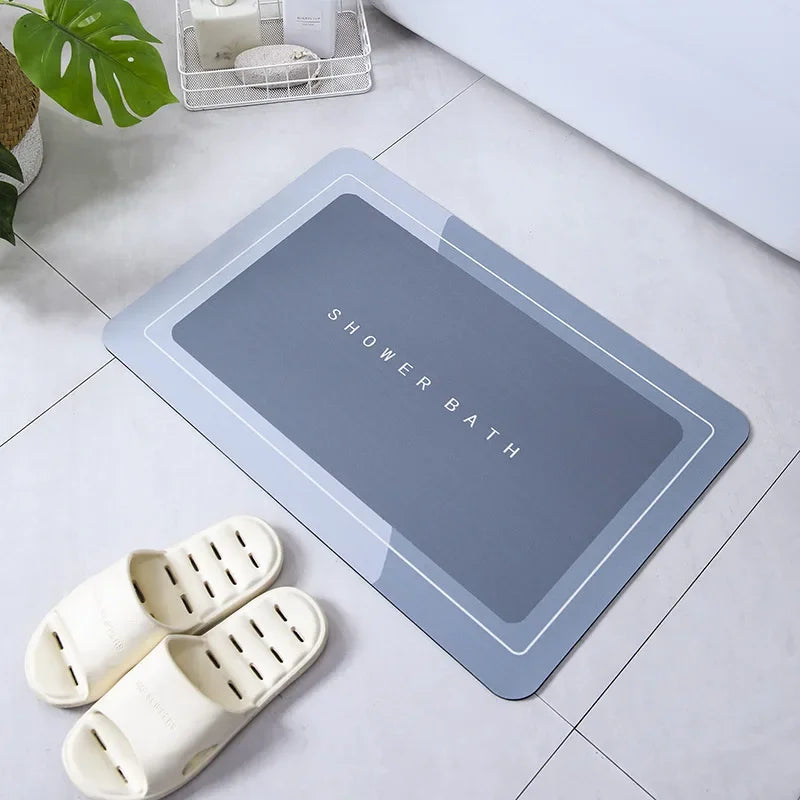 Absorbent Anti Slip Bathroom Mat For Shower And Bathtub Floors