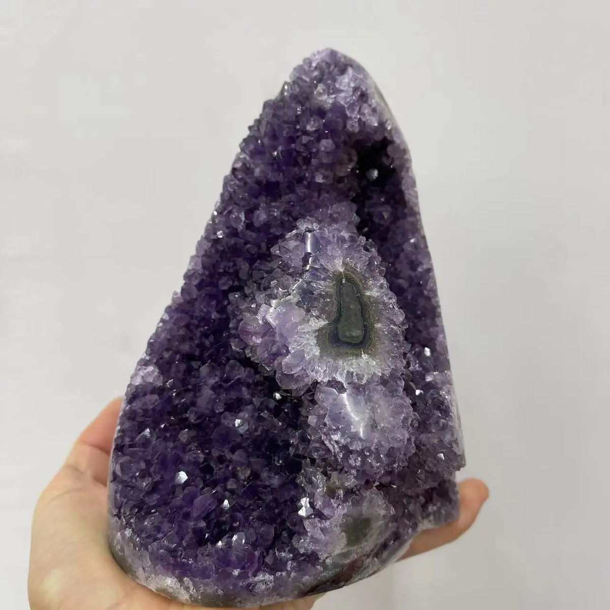 Natural Amethyst Crystal Cluster Quartz Healing Stone Home Decor