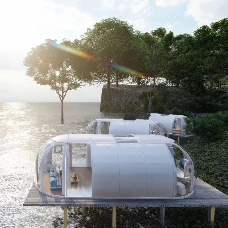Luxury Prefab Dome House With Kitchen And Bathroom For Hotels