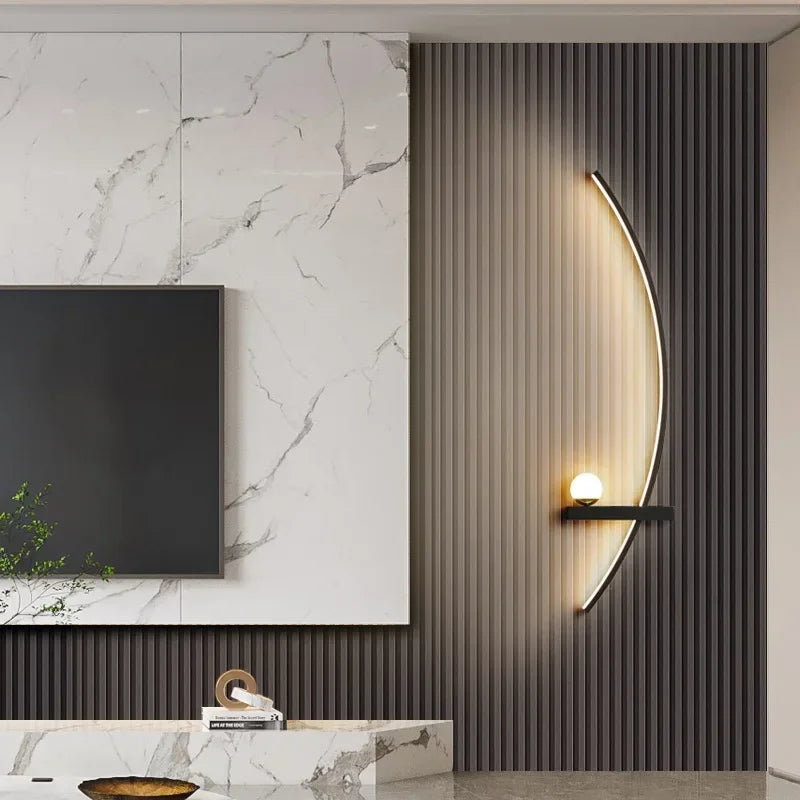 Modern Adjustable LED Wall Lamps Sconce Pair for Living Room