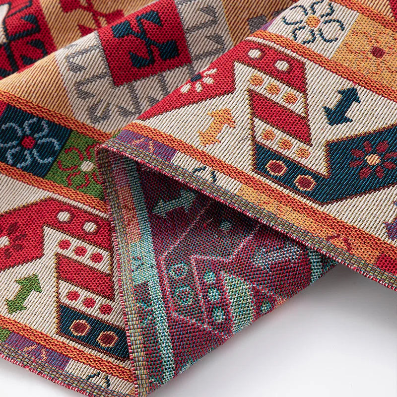Premium Chenille Jacquard Fabric For Home Decor And Sewing Projects
