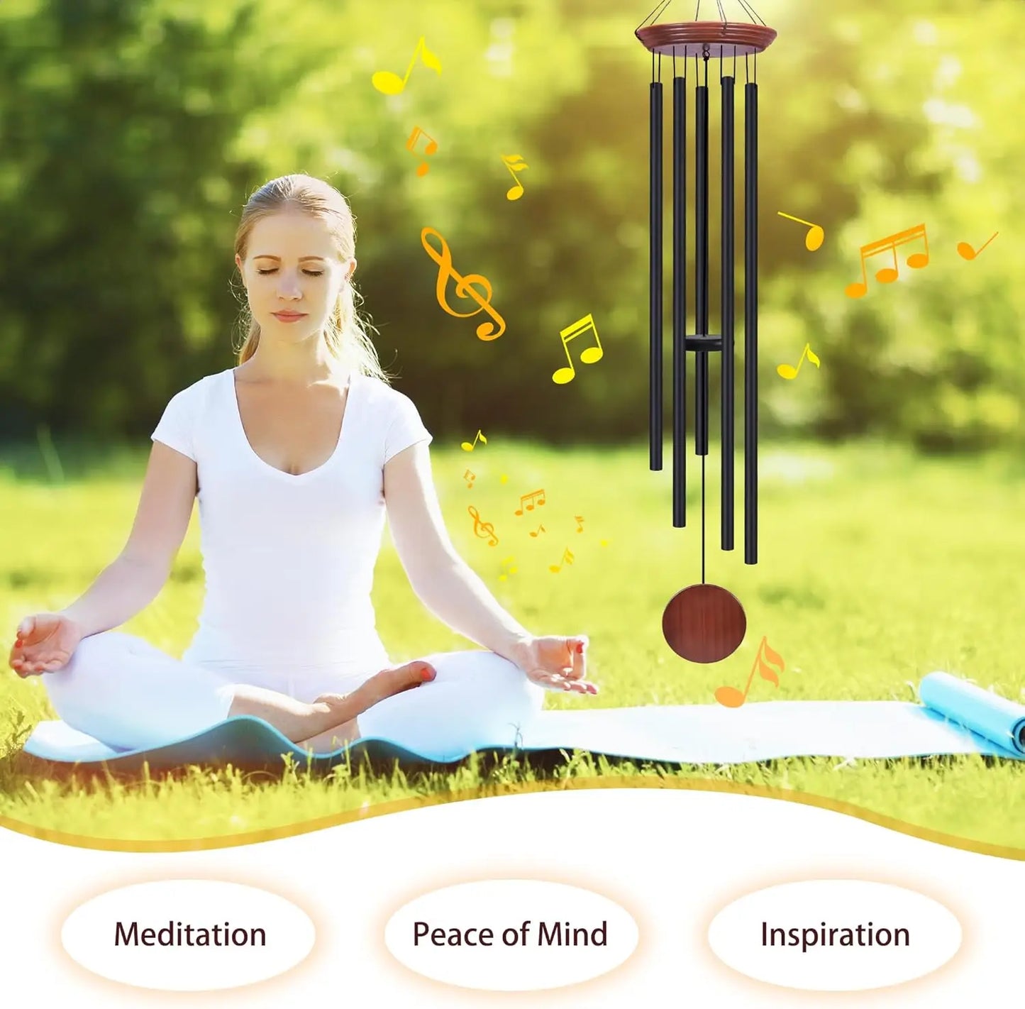 Memorial Wind Chimes For Outdoor Gardens With Deep Tone