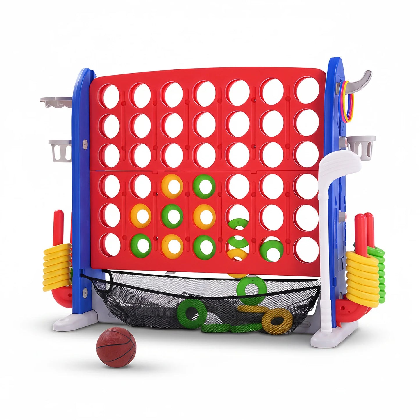 4-in-1 Giant Connect Game Set For Outdoor Family Fun