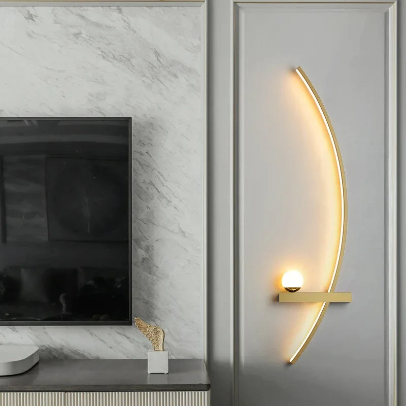 Modern Adjustable LED Wall Lamps Sconce Pair for Living Room