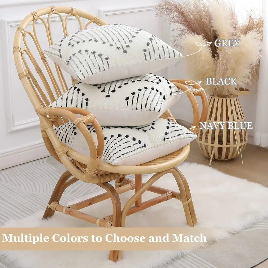Boho Pillowcases Set of 2 for Sofa Living Room Decor
