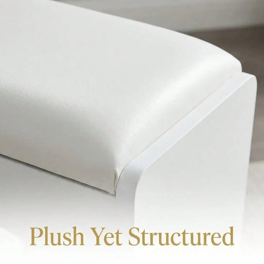 Multi Use Vanity Stool Dressing Chair Piano Bench Bedroom Footrest