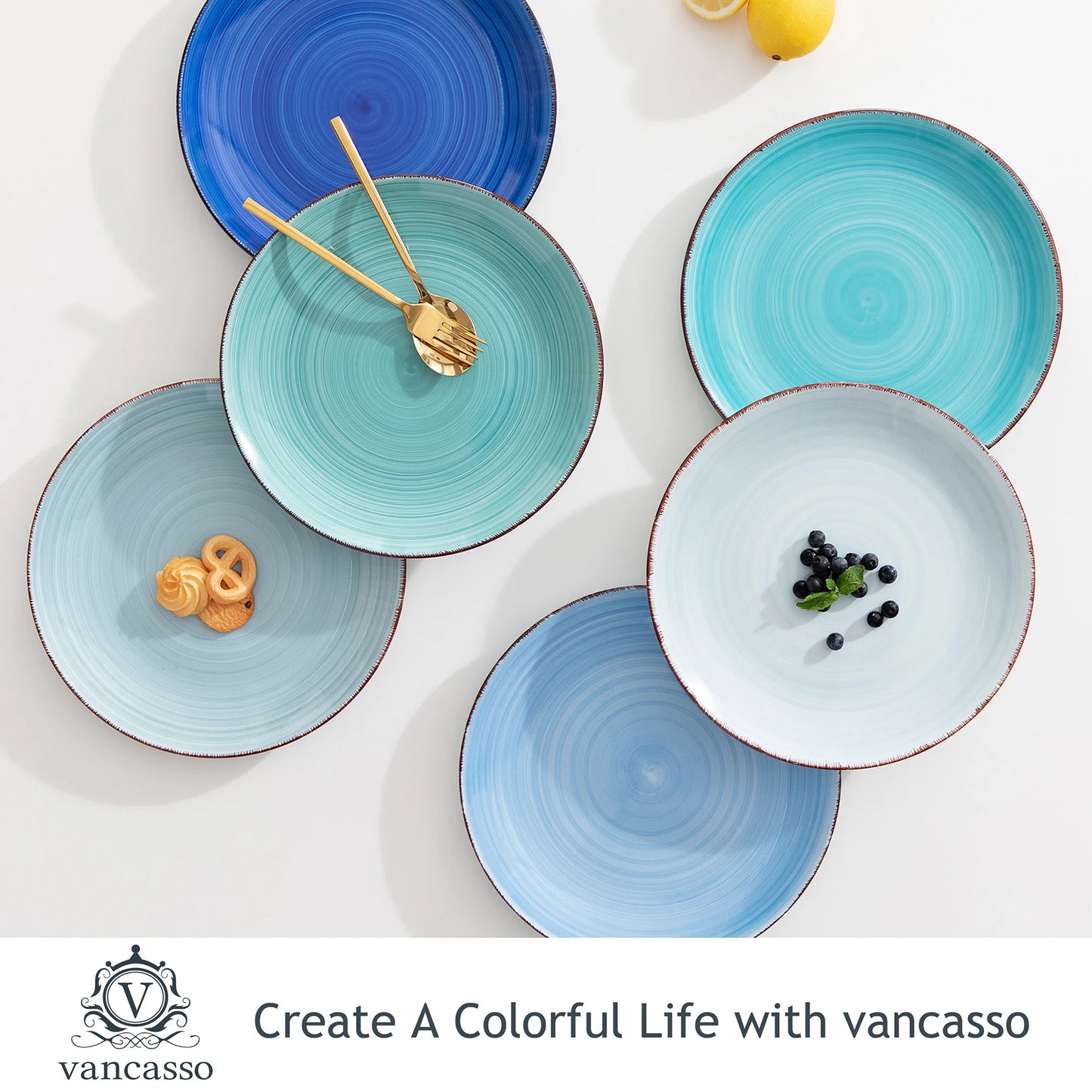 MALACASA Bonita Dinner Plate Set For Everyday Dining