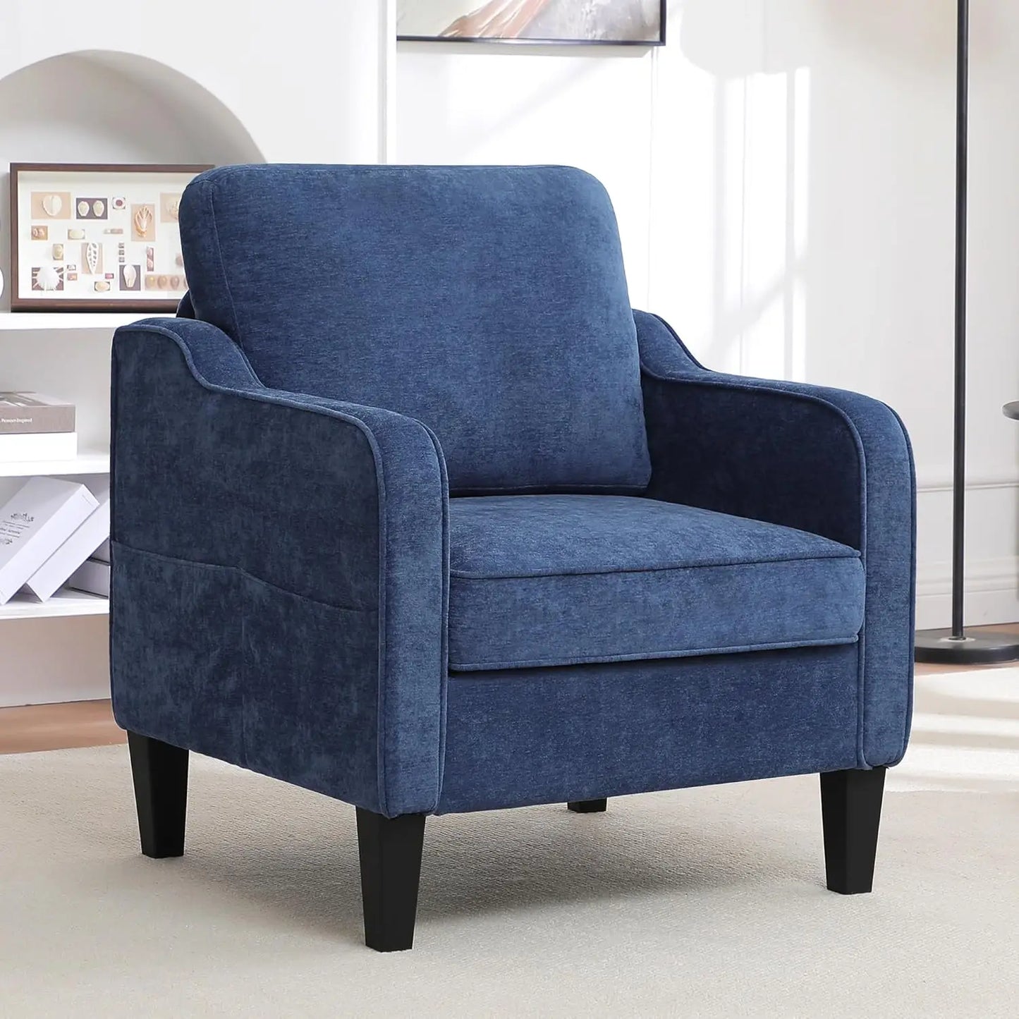 MOYU Accent Chair Living Room Modern Upholstered Armchair