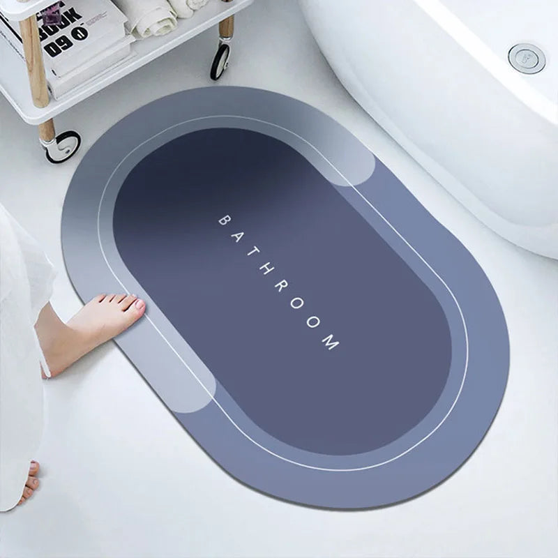 Absorbent Anti Slip Bathroom Mat For Shower And Bathtub Floors