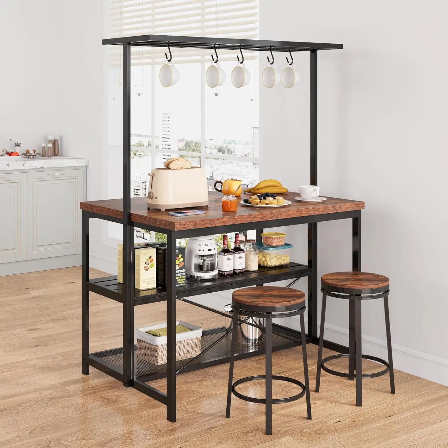 Studyset Kitchen Island With Storage And Seating For Dining