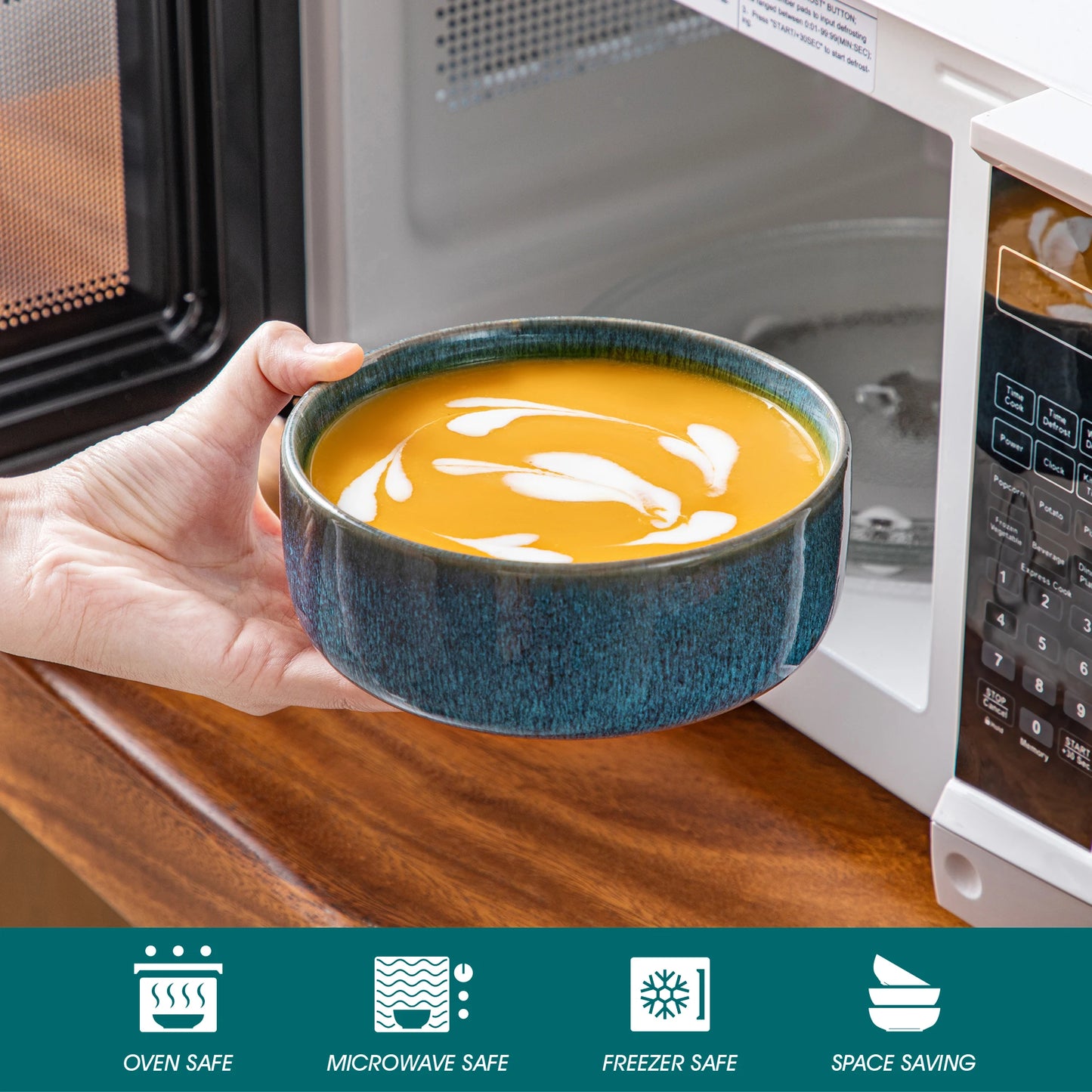 Malacasa Ceramic Dinnerware Set Reactive Glaze Home Use