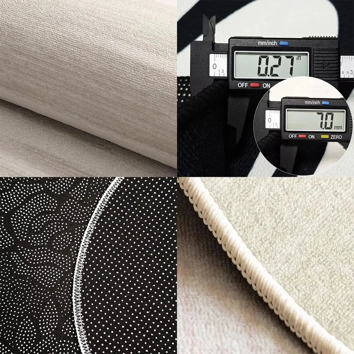 Bedroom Bedside Carpet Stain-resistant Wear-resistant Dirt-resistant Floor Mat Green Striped Rug Retro Home Decor Rugs Alfombra