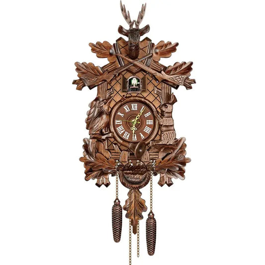 Cuckoo Wall Clock German Traditional Black Forest Style